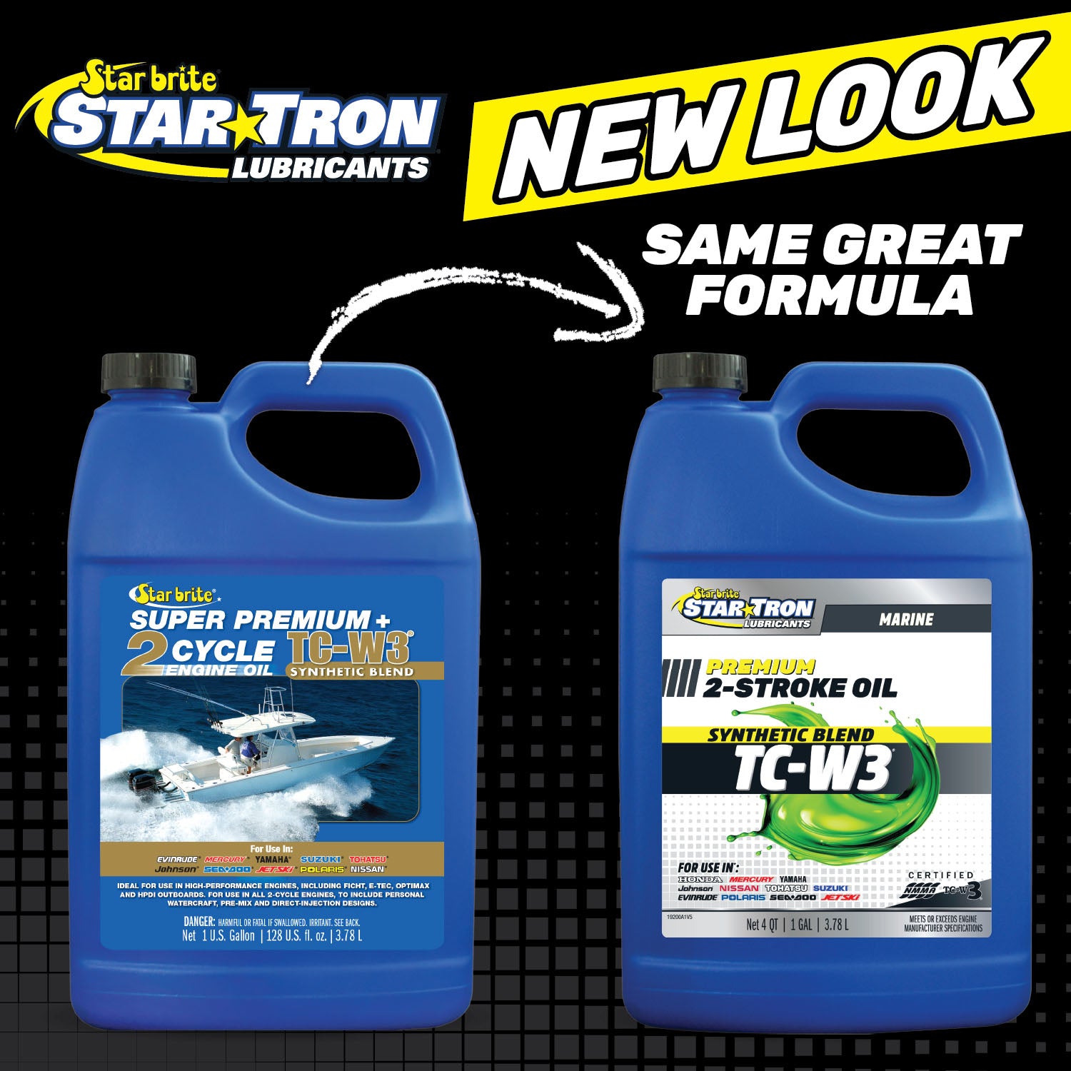 2-Stroke Premium Marine Oil Synthetic Blend TC-W3