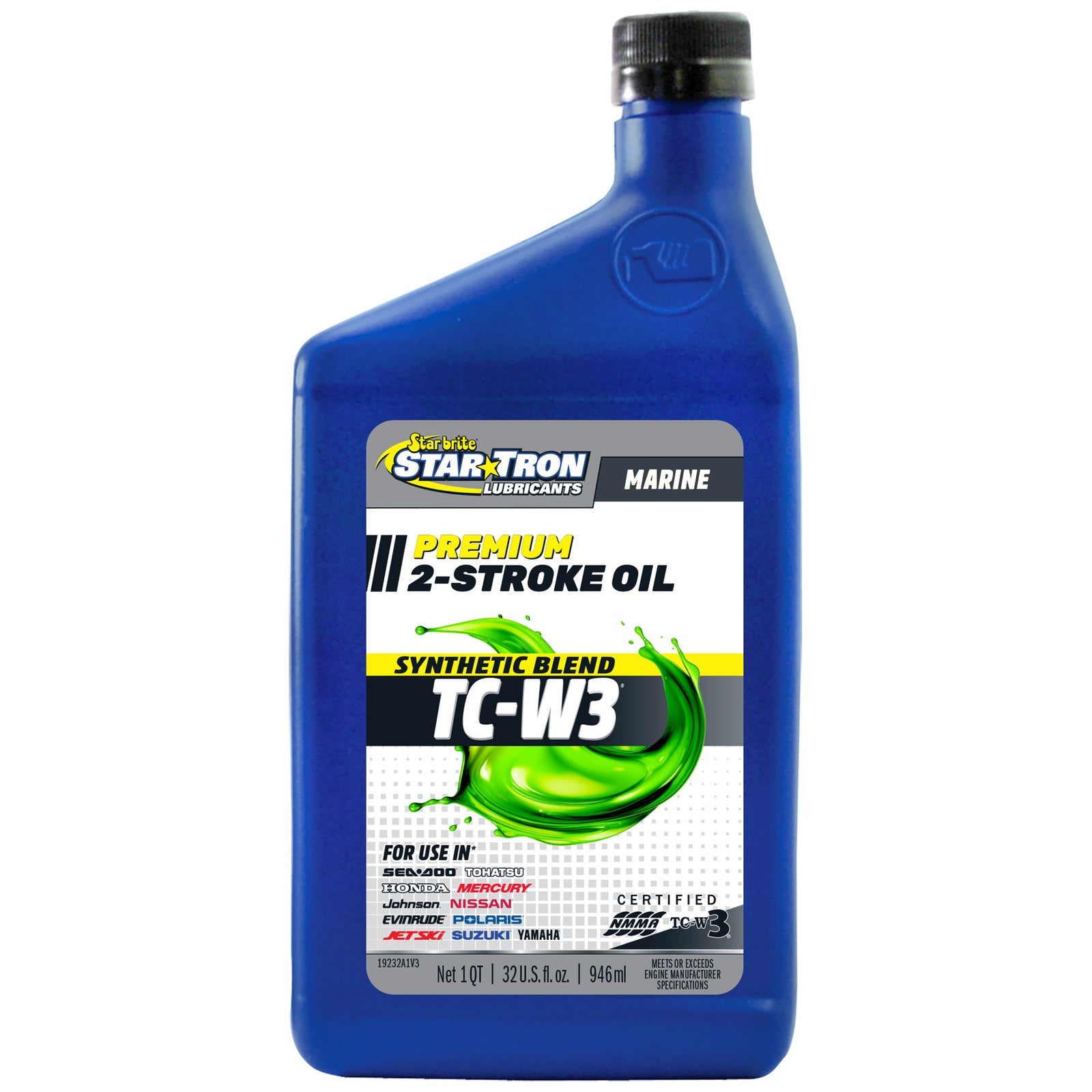 2-Stroke Premium Marine Oil Synthetic Blend TC-W3