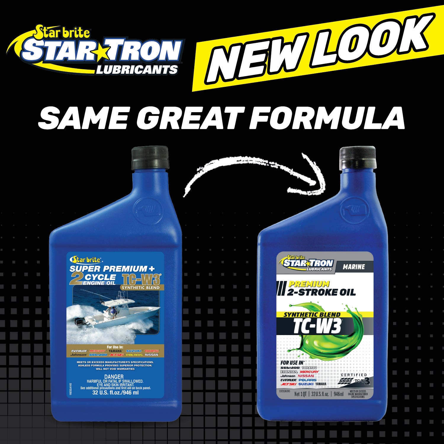 2-Stroke Premium Marine Oil Synthetic Blend TC-W3