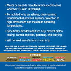 2-Stroke Premium Marine Oil Synthetic Blend TC-W3