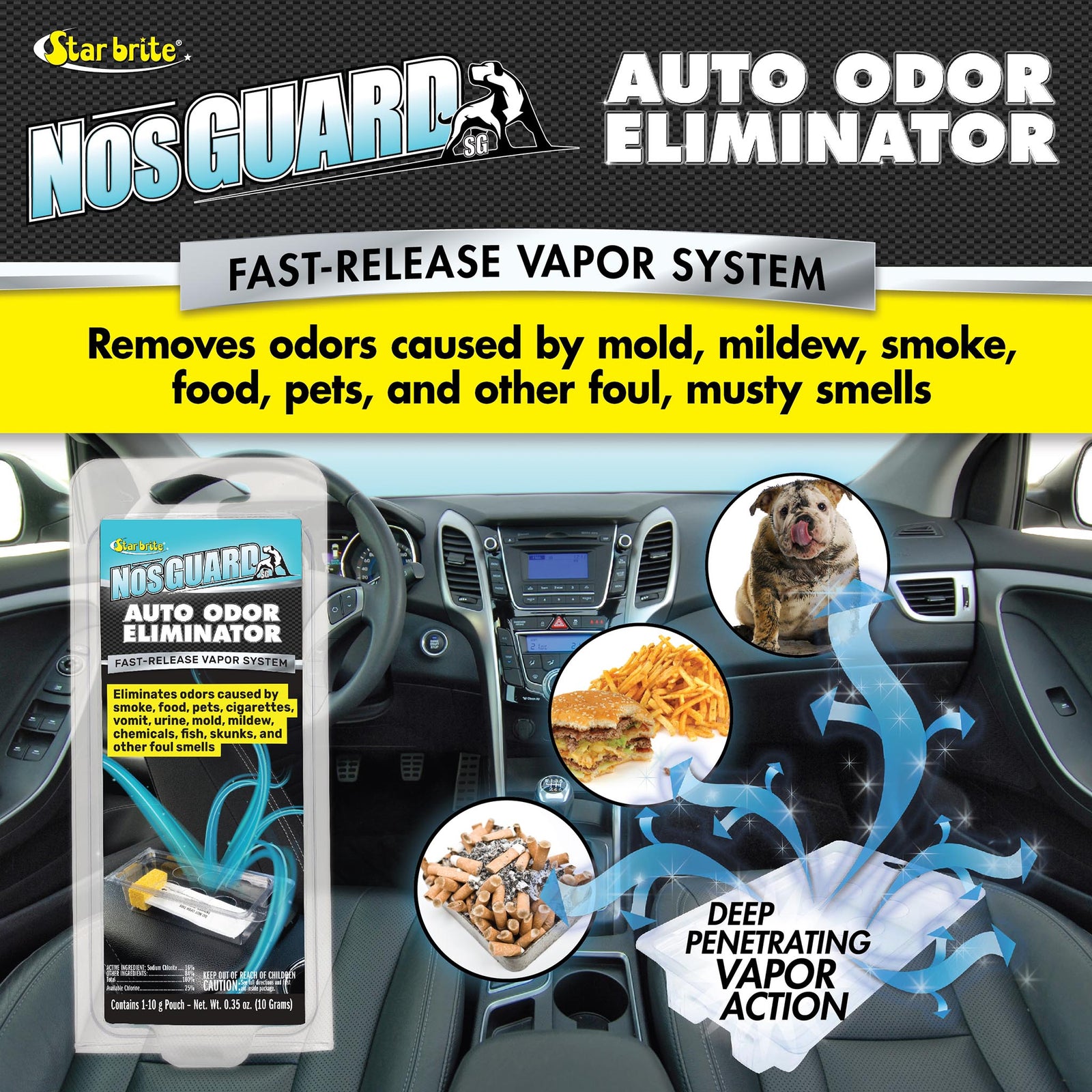 NosGUARD Auto Odor Eliminator - Star brite Distributing, LLC