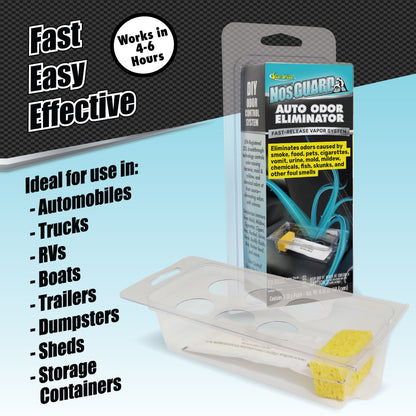 NosGUARD Auto Odor Eliminator - Quick-Action Vapor System