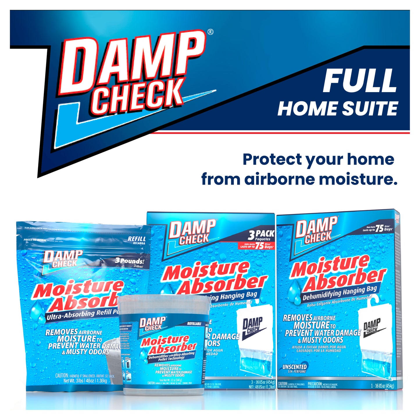 Damp Check Moisture Absorber Refill Pellets