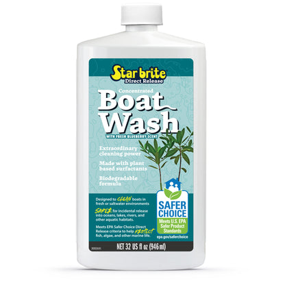 Direct Release Boat Wash – Plant - Based, Biodegradable Formula - Star brite Distributing, LLC
