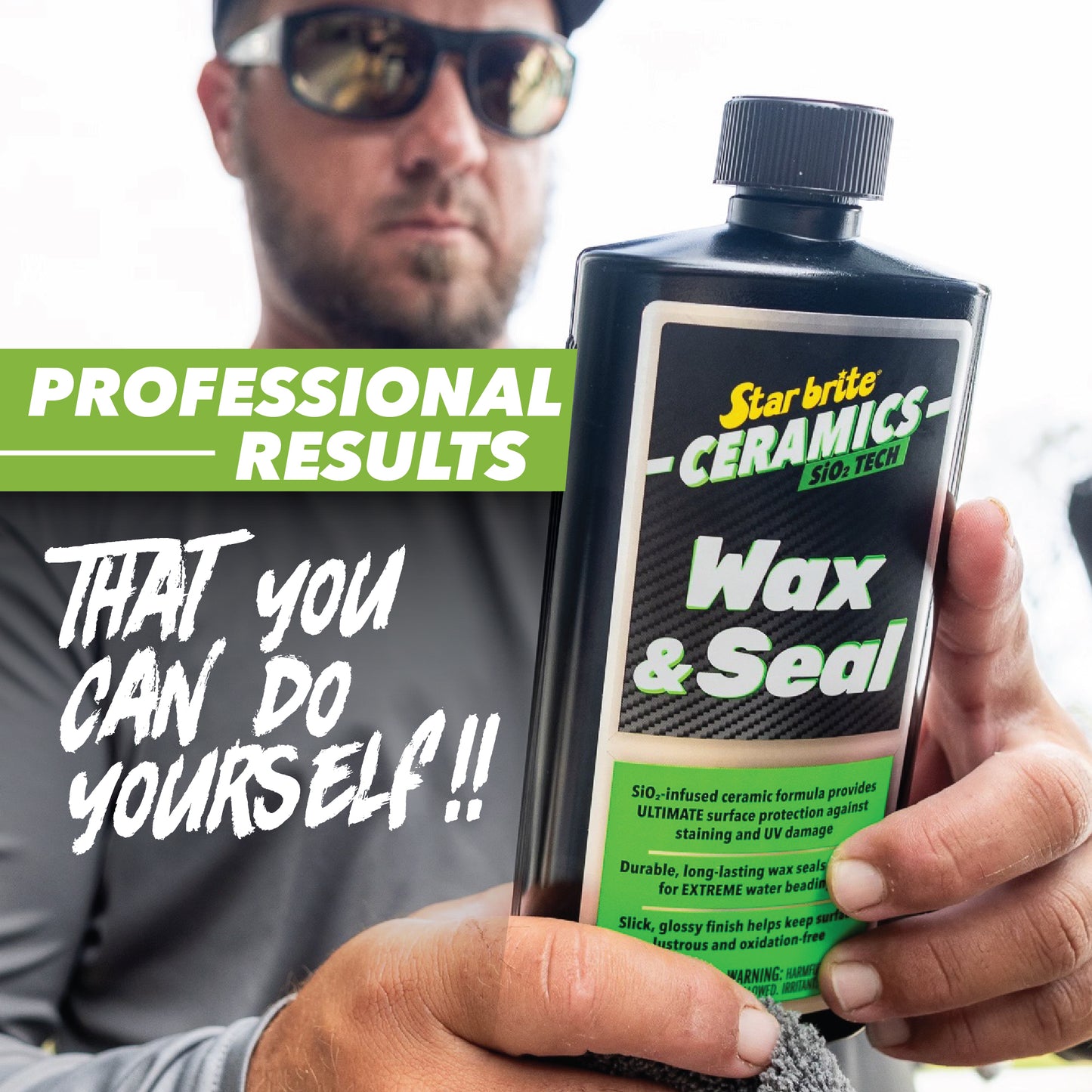 Ceramics Wax & Seal - Green Apple Scent - Star brite Distributing, LLC