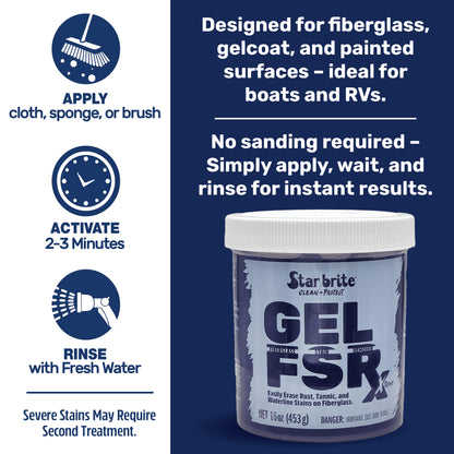 GEL FSR Xtreme Fiberglass Stain Remover