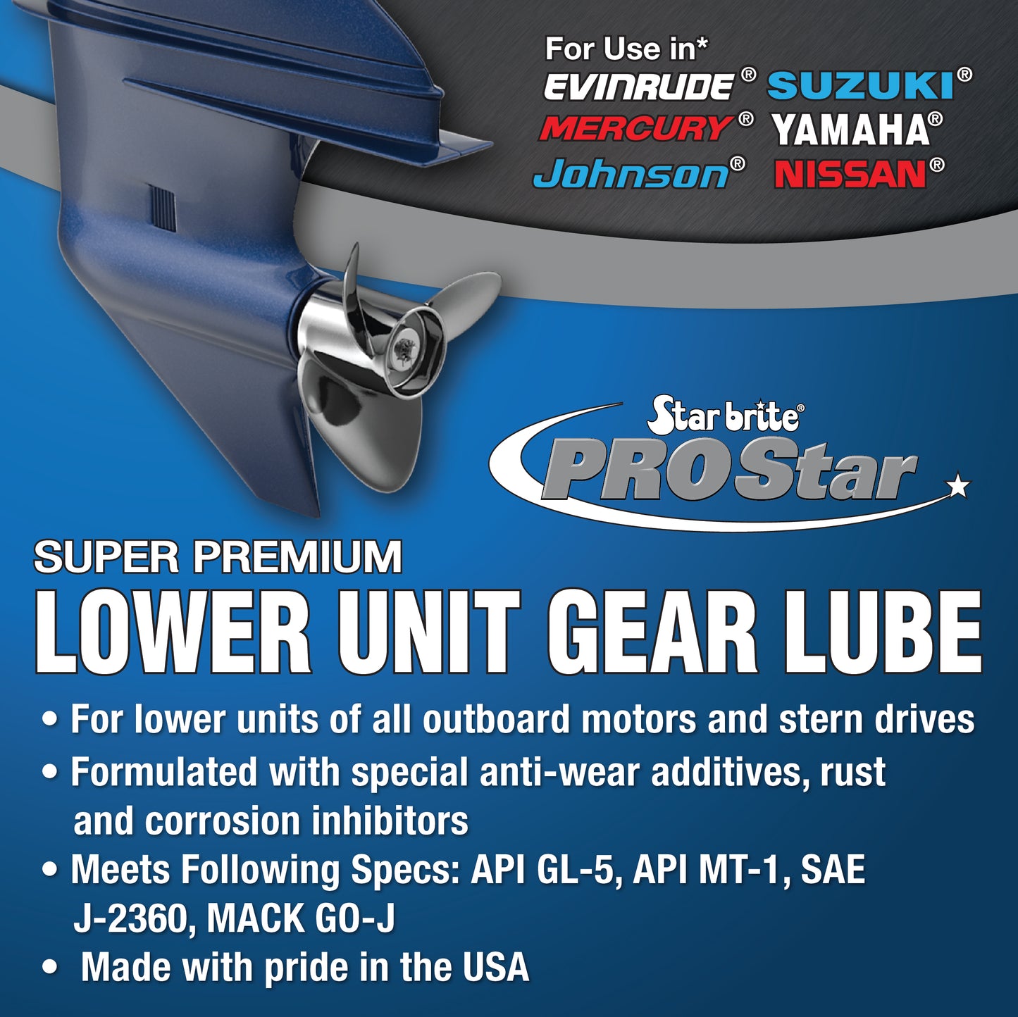 High Viscosity Lower Unit Gear Lube 80W-90