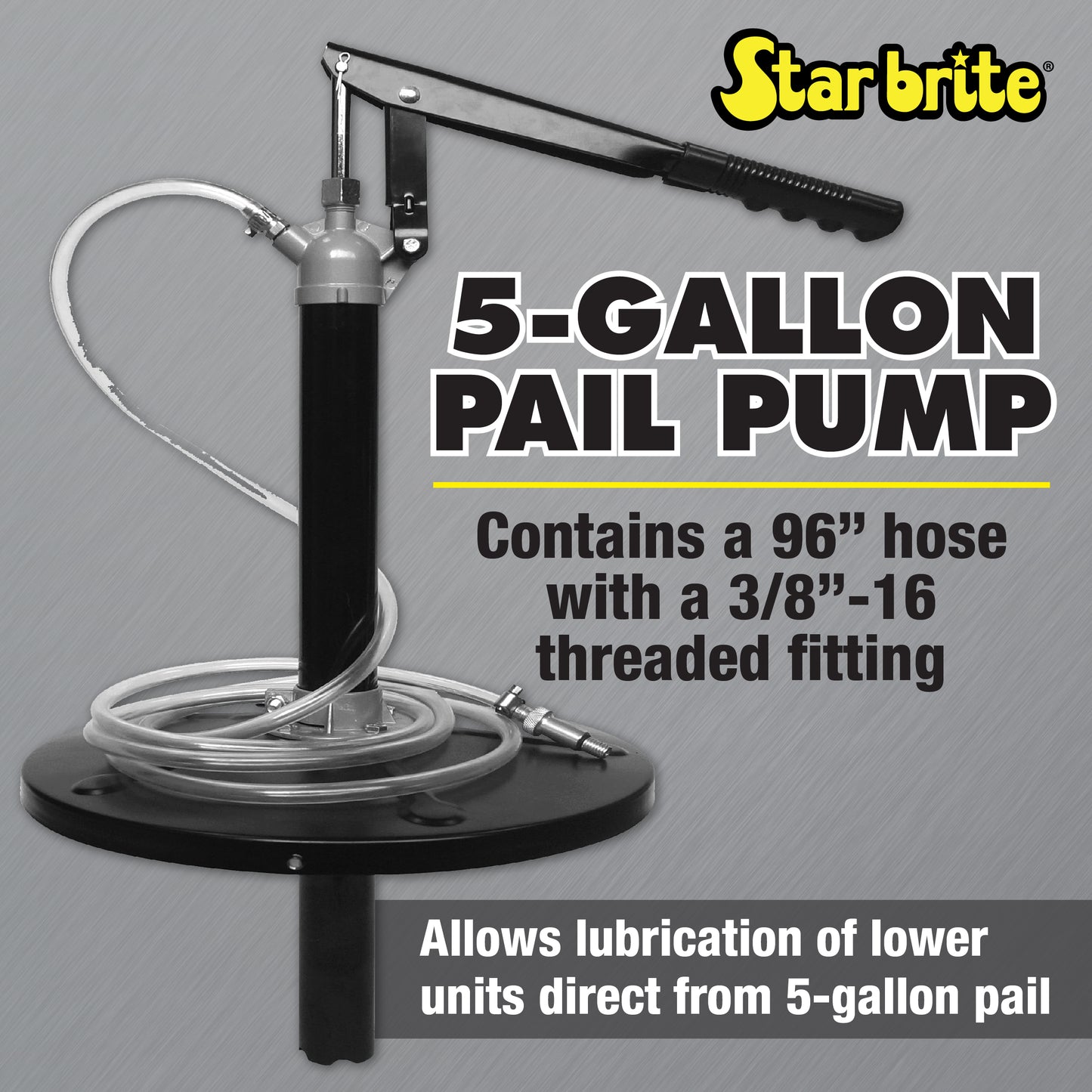 Lower Unit Pail Pump