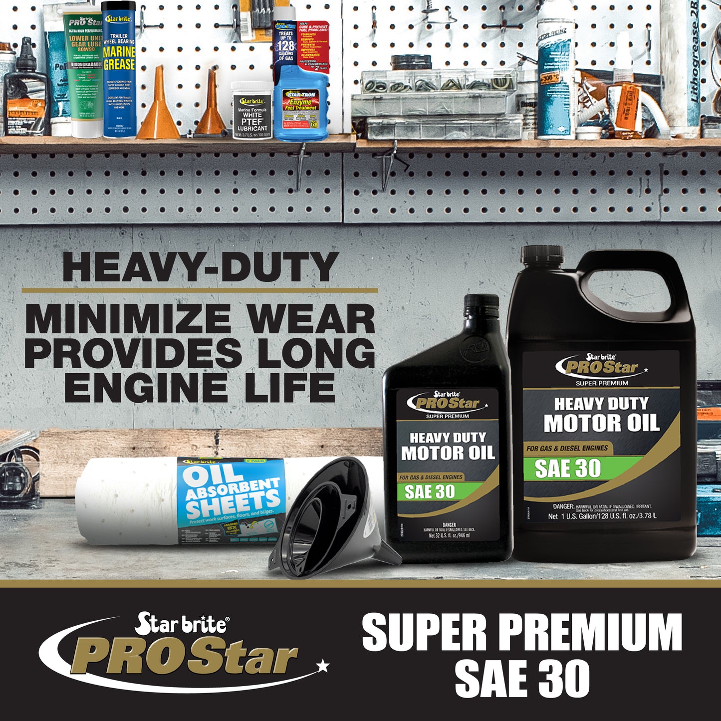 Pro Star Super Premium Heavy Duty Motor Oil SAE 30