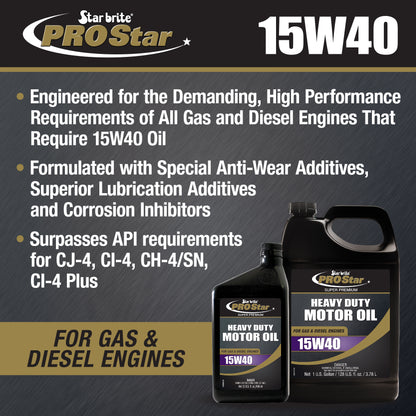 Pro Star Super Premium Oil SAE 15W-40 - High Performance