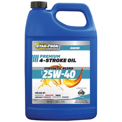 4-Stroke Premium Marine Oil Synthetic Blend SAE 25W-40