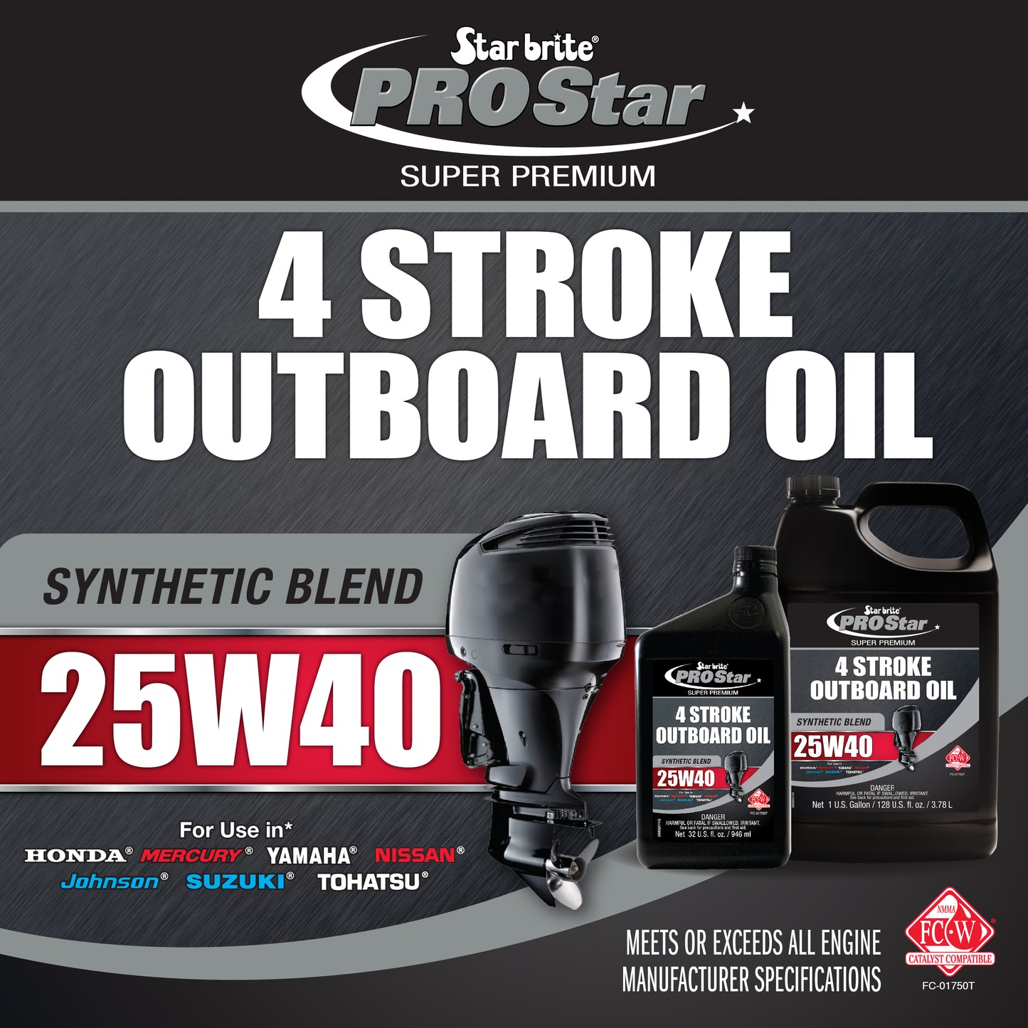 Super Premium 4 Stroke Oil - 25W-40 Synthetic Blend Oil