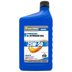 4-Stroke Premium Marine Oil Synthetic Blend SAE 25W-50