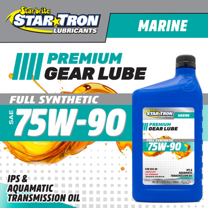 Star Tron Lubricants 75W-90 Full Synthetic Gear Lube