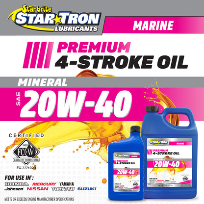 Star Tron Lubricants 20W-40 Mineral 4-Stroke Oil