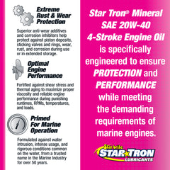 4-Stroke Marine Engine Oil 20W-40