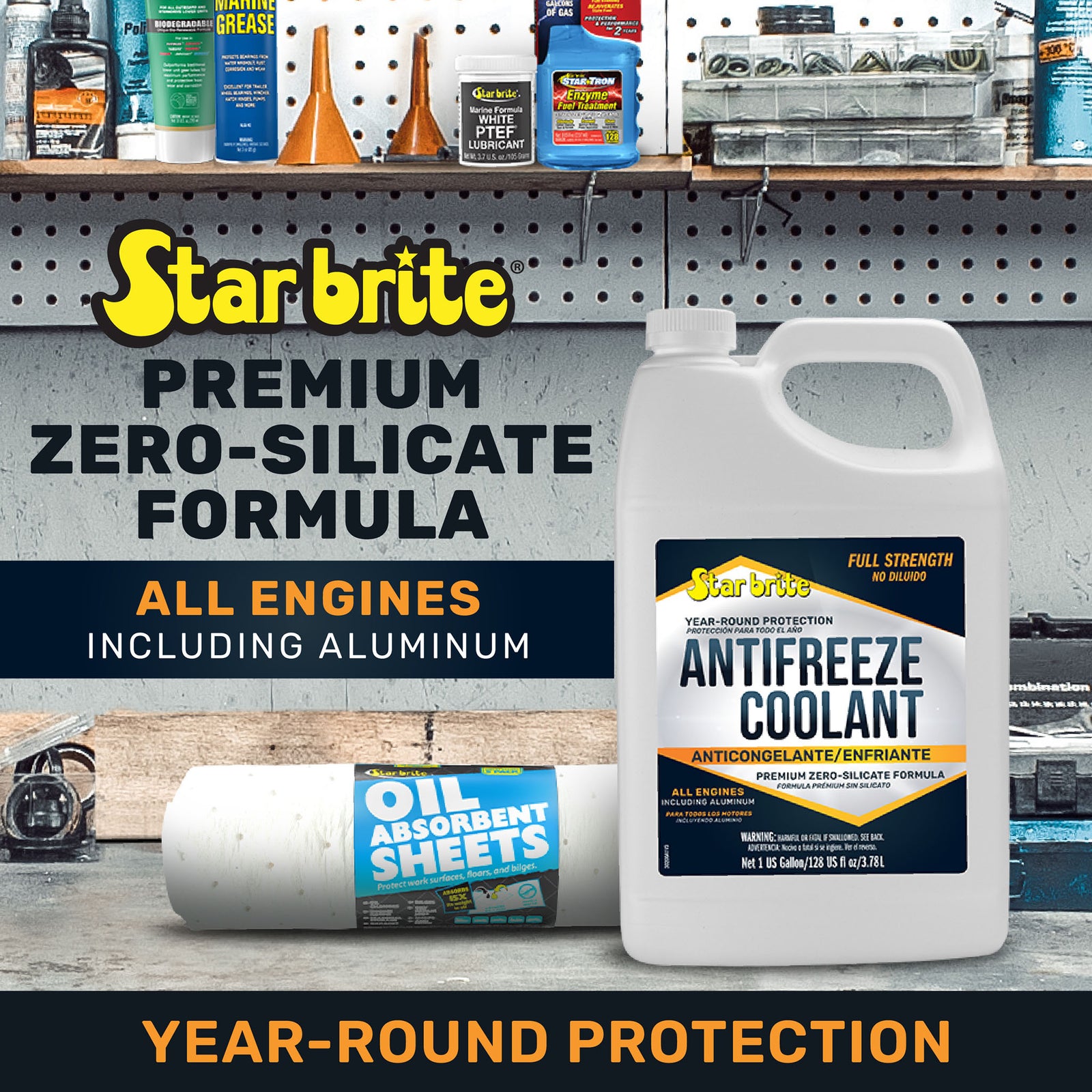 Full Strength Year Round Protection EG Antifreeze Coolant