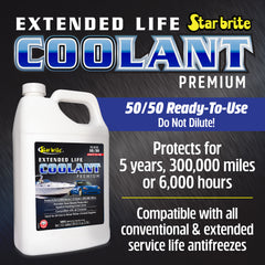 300,000 Mile 50/50 Ready-To-Use Extended Life Premium Coolant