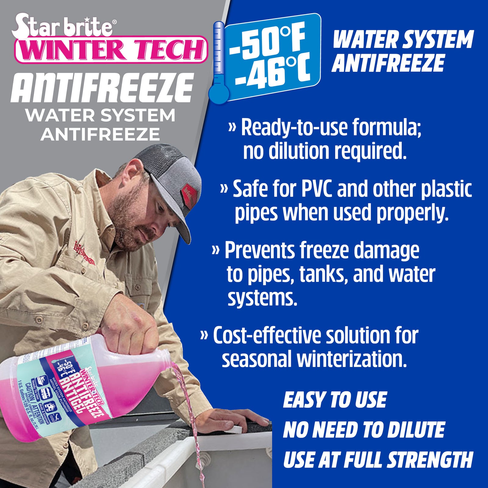 Winter Tech Ready-To-Use -50°F Antifreeze