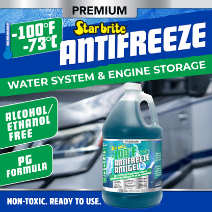 -100°F Antifreeze for RV, Boat & Water System, Non-Toxic PG