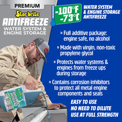 -100°F Antifreeze for RV, Boat & Water System, Propylene Glycol
