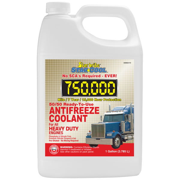 750,000 Mile 50/50 Ready-To-Use Heavy-Duty Antifreeze Coolant