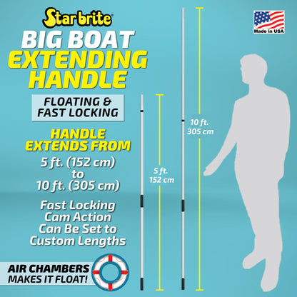 Extend-A-Brush Telescoping Big Boat Handle 5-10 foot