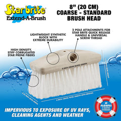 8" Heavy Duty Stiff Wash Brush - Star brite Distributing, LLC