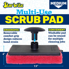All-Purpose Medium Red Scrubber Pad