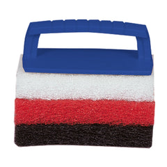 Multi-Texture Scrub Pad Kit with Interchangeable Handle - Star brite Distributing, LLC