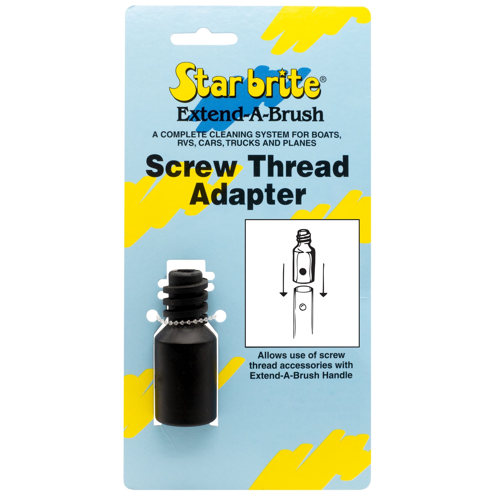 Screw Thread Adapter for Extend-A-Brush Handles
