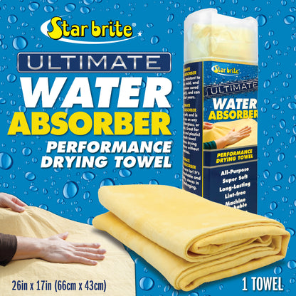 Ultimate Water Absorber - Performance Drying Towel - Yellow