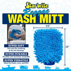 Machine Washable Microfiber Reggae Mitt