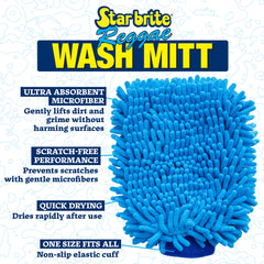 Machine Washable Microfiber Reggae Mitt