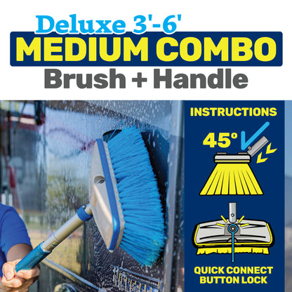 Deluxe Telescoping Brush Kit - Multi-Surface Cleaning