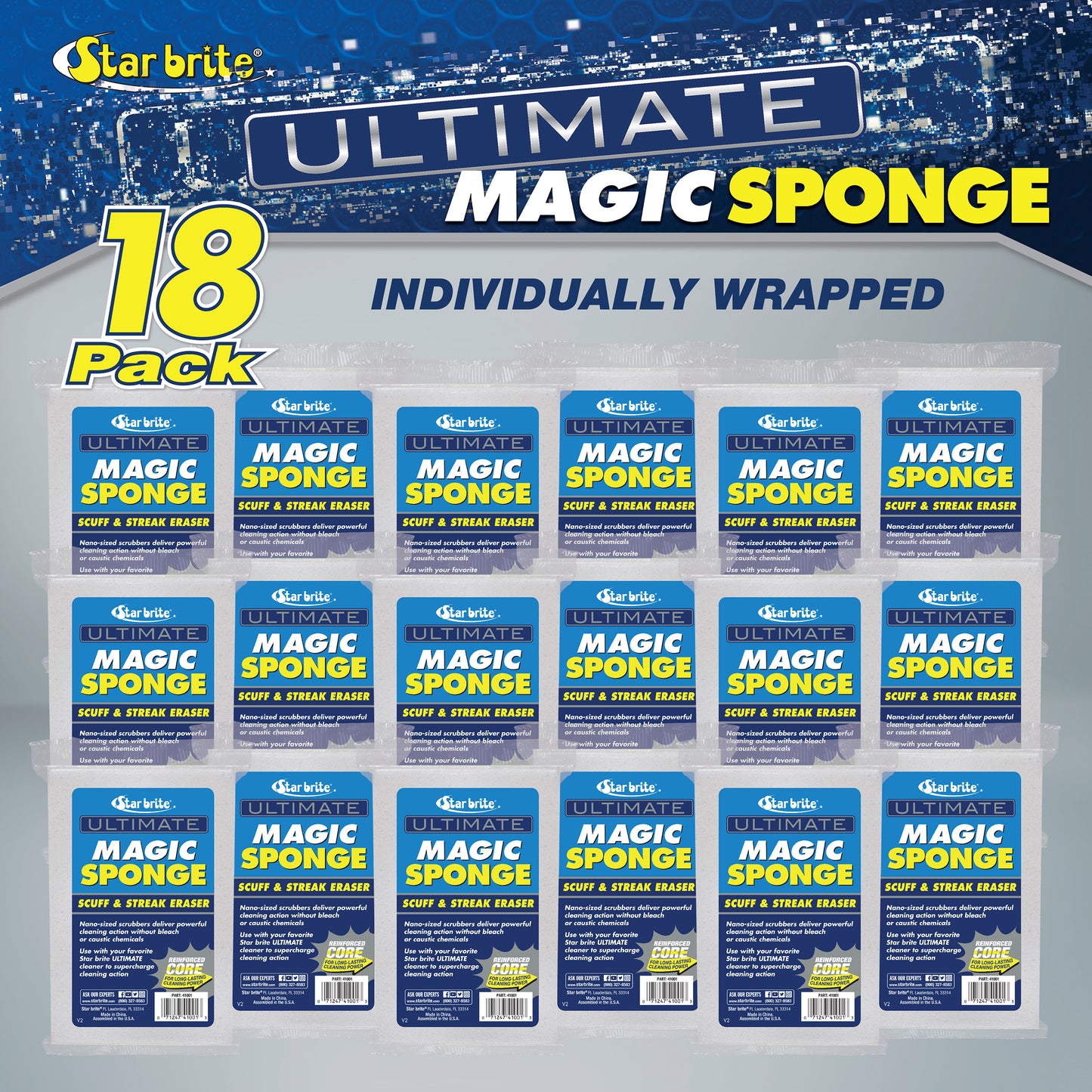 Ultimate Magic Sponge - Multipurpose Scuff & Stain Eraser