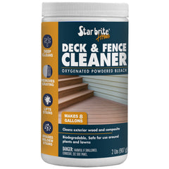 Deck & Fence Cleaner – Oxygenated Powdered Bleach - Star brite Distributing, LLC