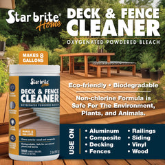 Deck & Fence Cleaner – Oxygenated Powdered Bleach
