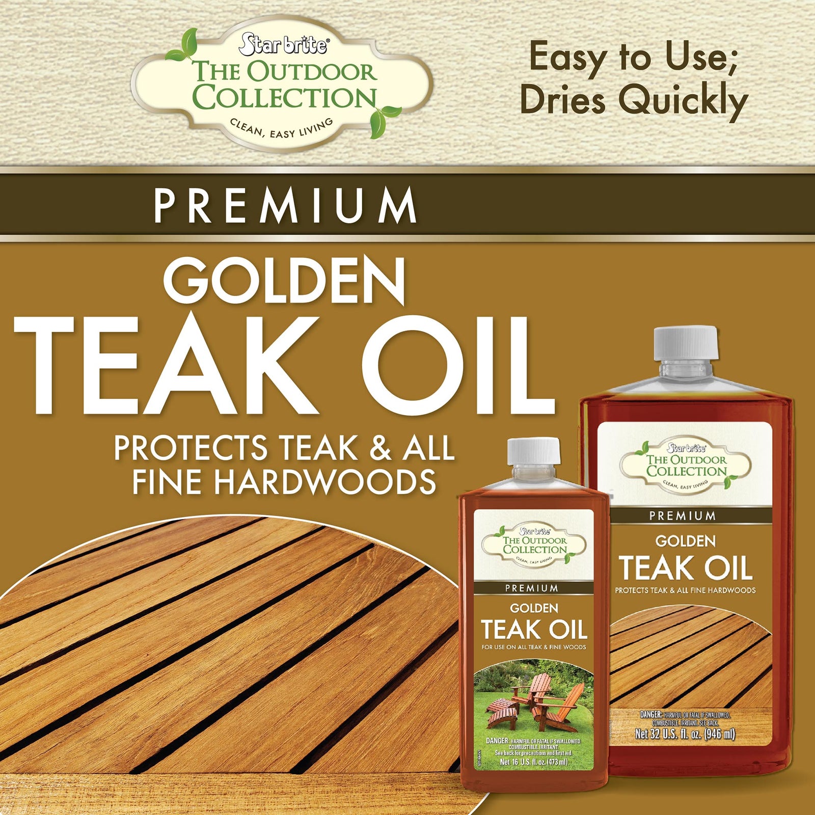 Premium Golden Teak Oil