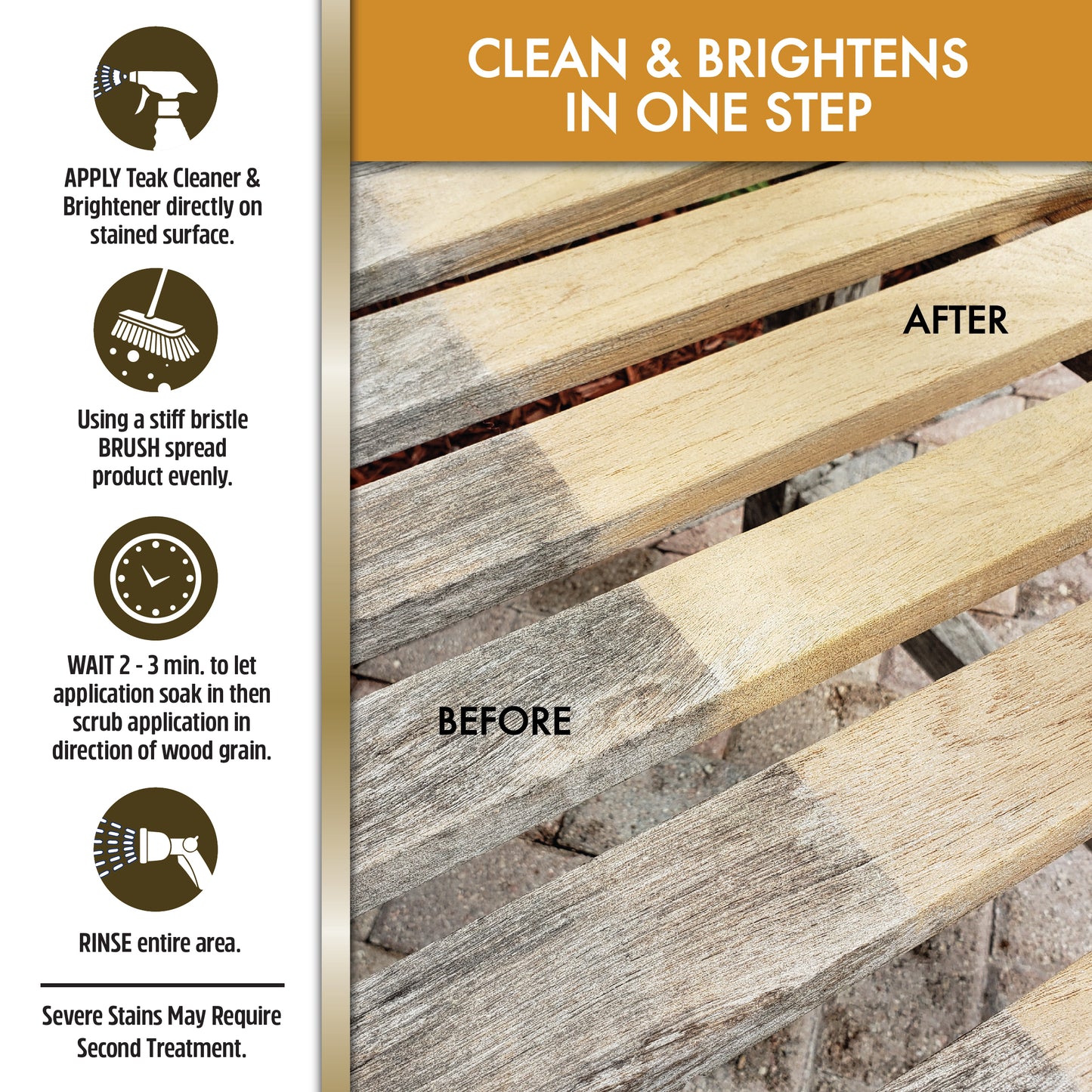 The Outdoor Collection Teak Cleaner & Brightener