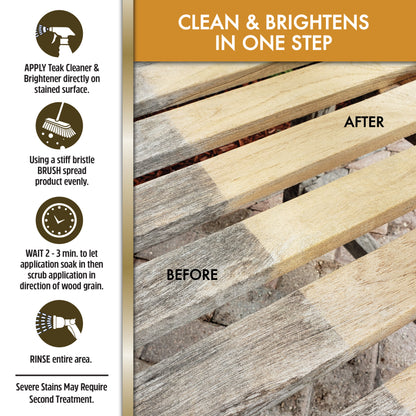 The Outdoor Collection Teak Cleaner & Brightener
