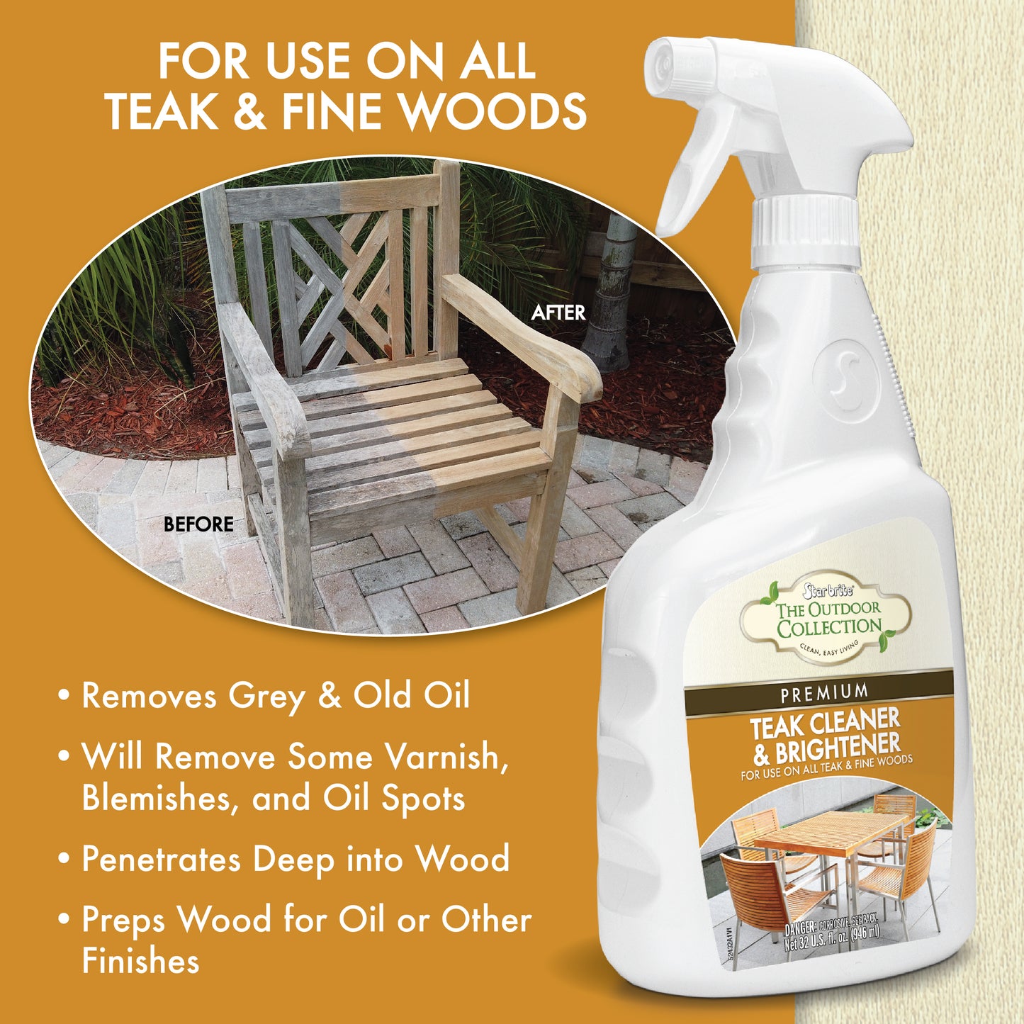 The Outdoor Collection Teak Cleaner & Brightener