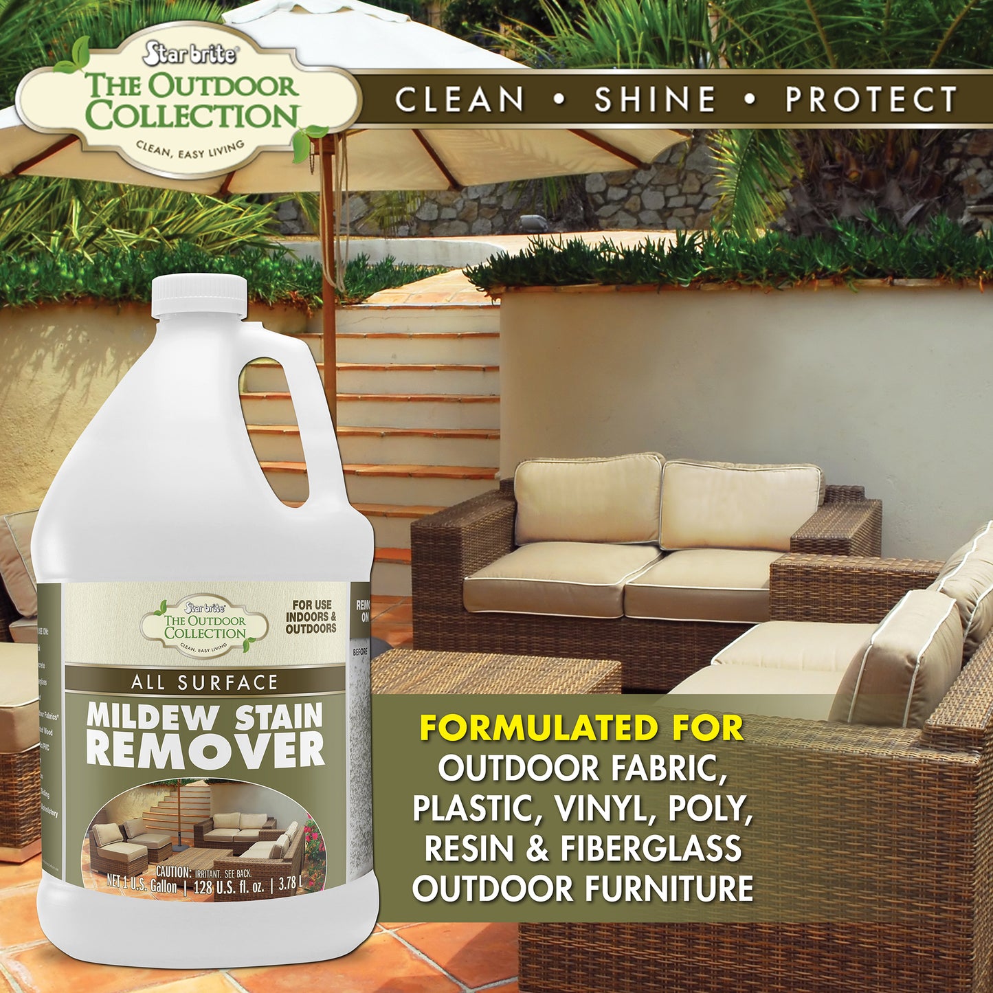 Outdoor Collection Mildew Stain Remover