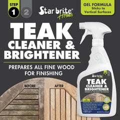 Teak Cleaner & Brightener - Step 1 - Star brite Distributing, LLC