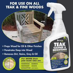 Teak Cleaner & Brightener - Step 1 - Star brite Distributing, LLC