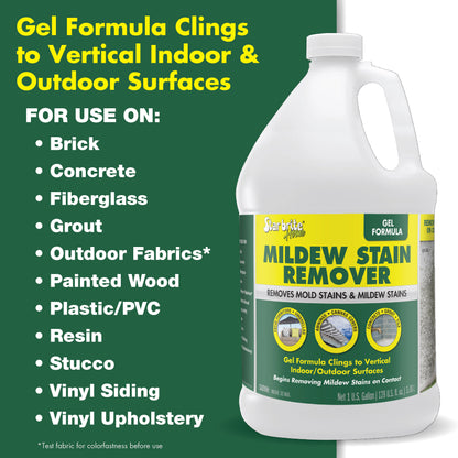 Mildew Stain Remover - Gel Formula