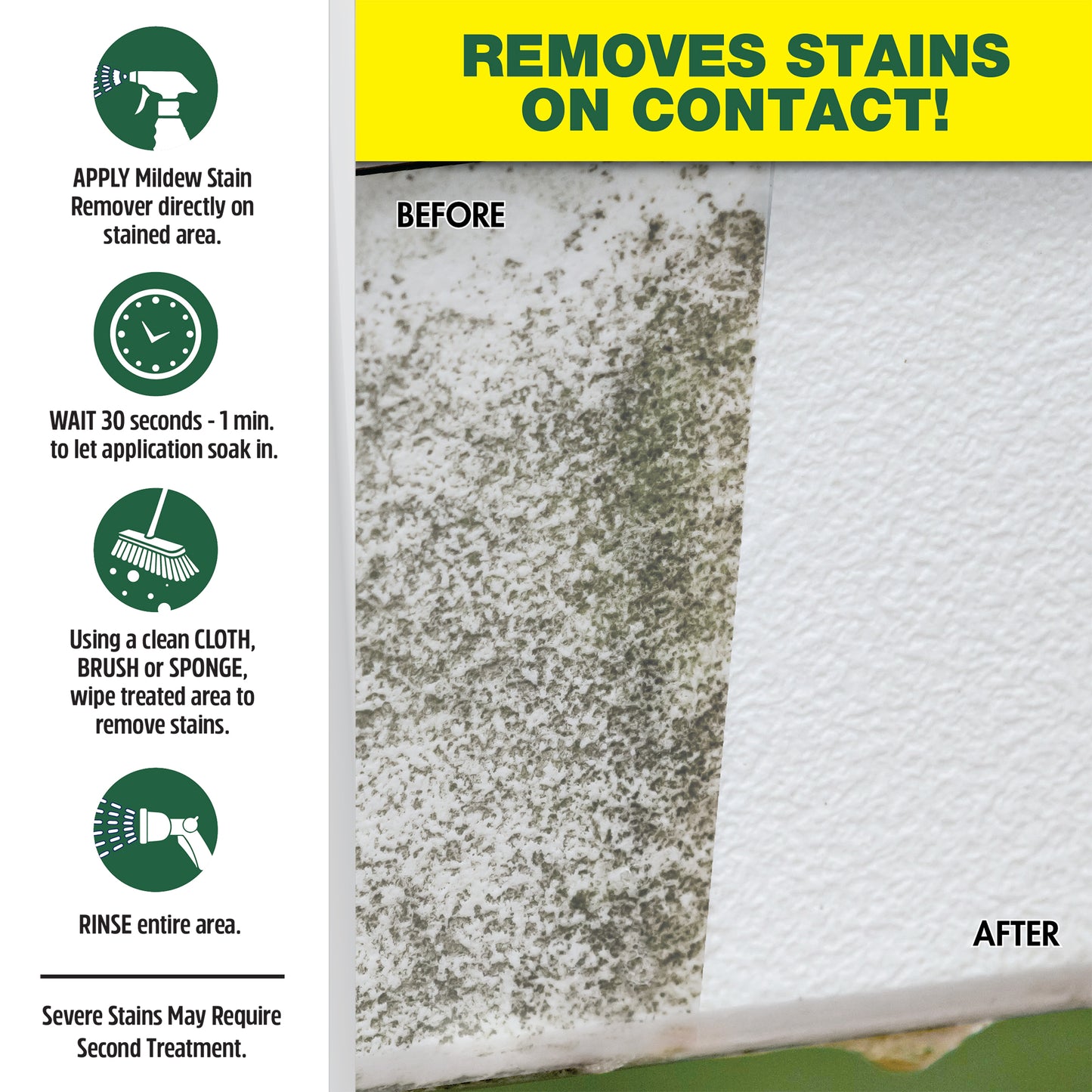 Mildew Stain Remover - Gel Formula