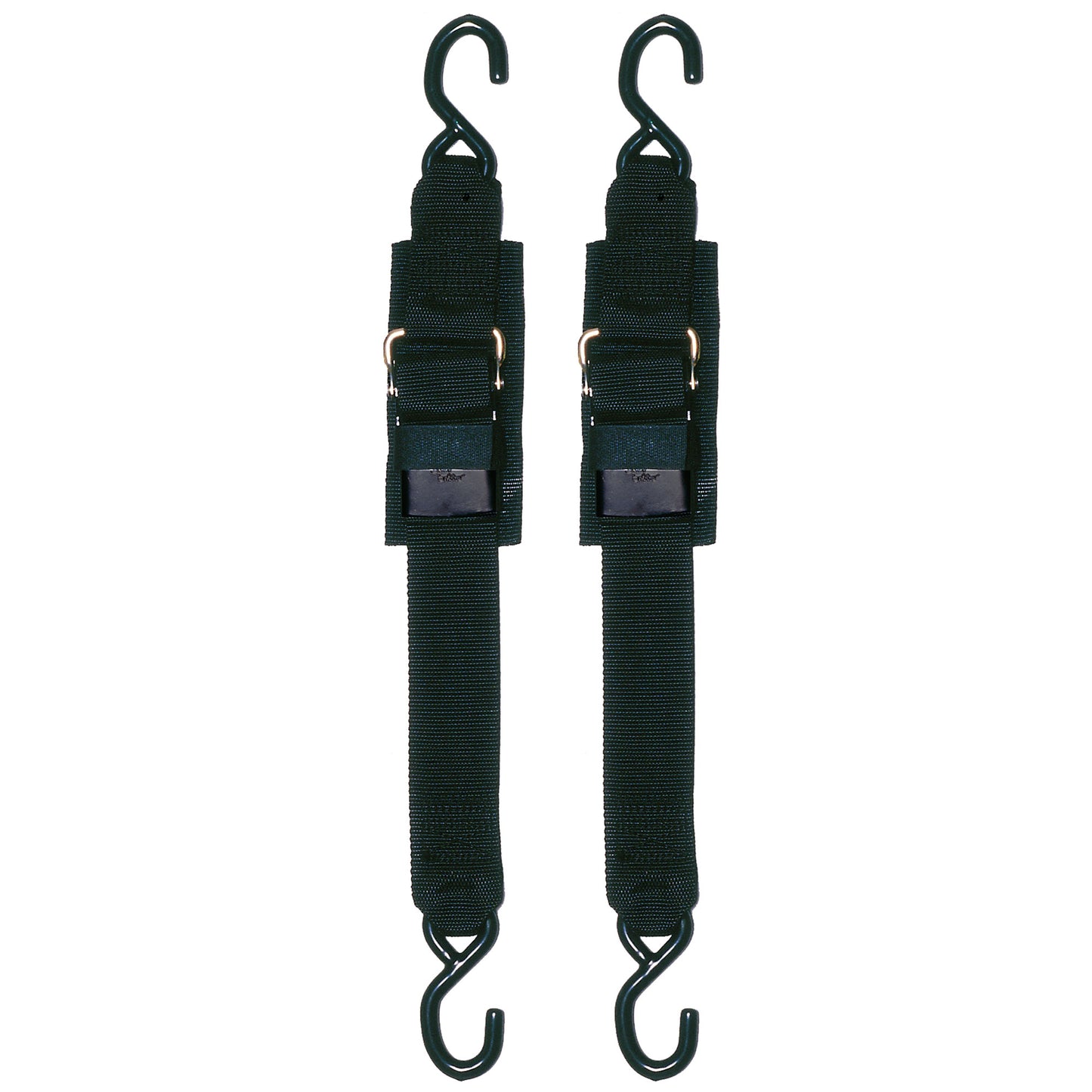 Transom Tie Down Straps 2" x 2' – Buckle with Coated "S" Hooks - Star brite Distributing, LLC