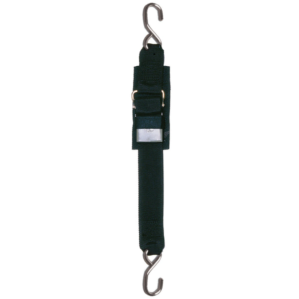 Transom Tie Down 2"x4' Straps with Stainless Steel Buckle & Hooks