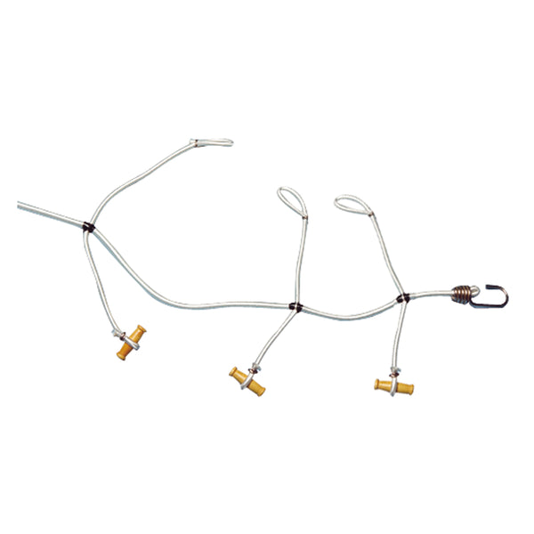 Multi-Branch Sail Lash – 13/32" x 120", 7 Arms with Belay Pins & Hook End
